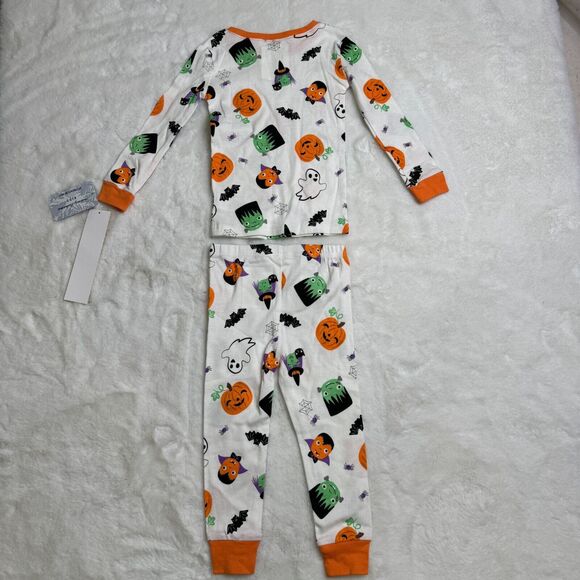 Tommy Bahama Kids Halloween Pajama Set‎ 3T (Top) Bottom (2T) Ghost Pumpkin - Picture 8 of 8
